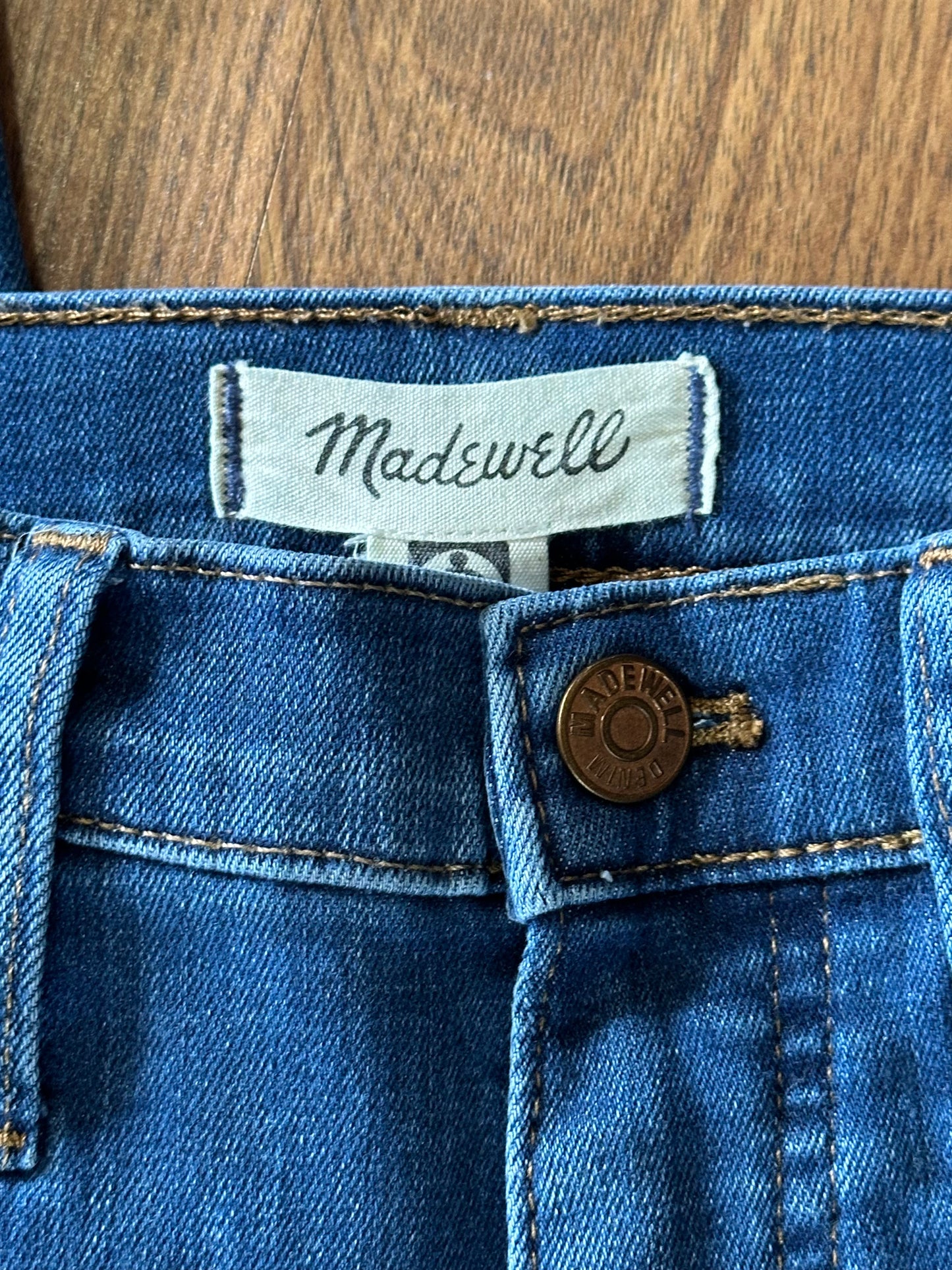 MADEWELL mid rise jeans 27