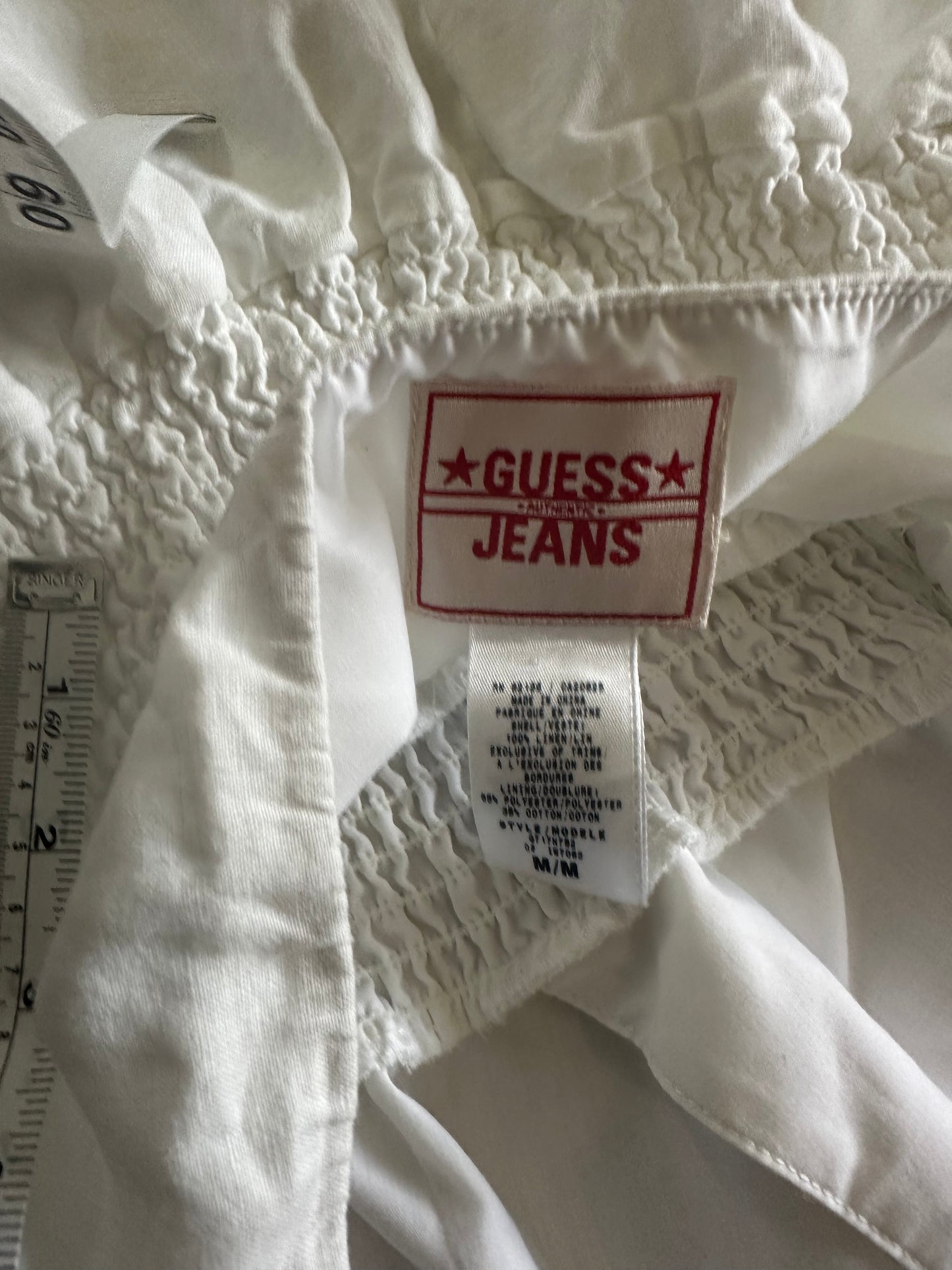 GUESS linen halter dress